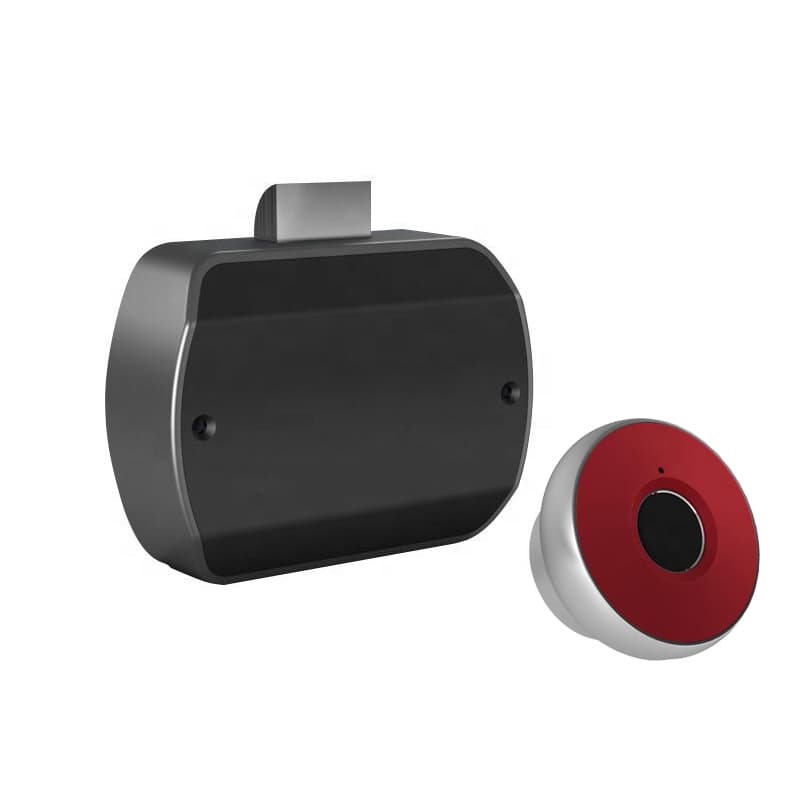 Smart drawer lock with fingerprint, RED 2