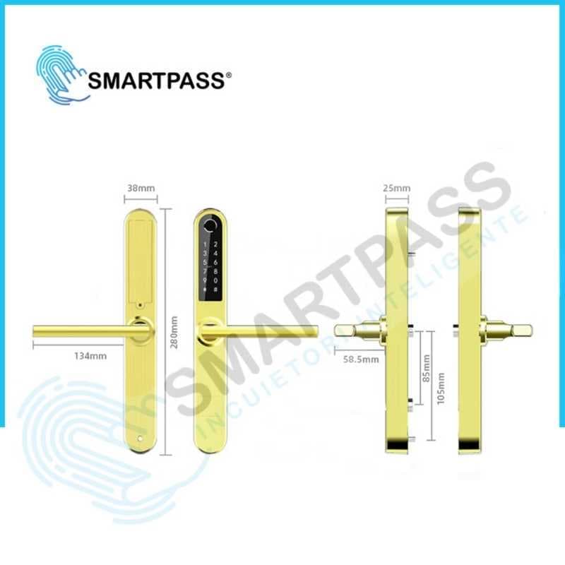 Monaco Gold Okos Kilincs 5