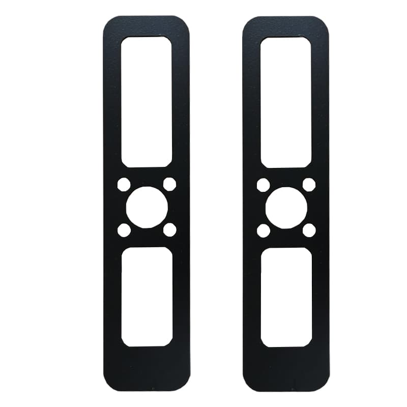 ROMA Black metal cover plate