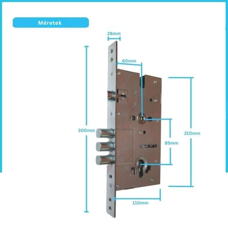 Lift-handle lock, Kale 6085 type 2