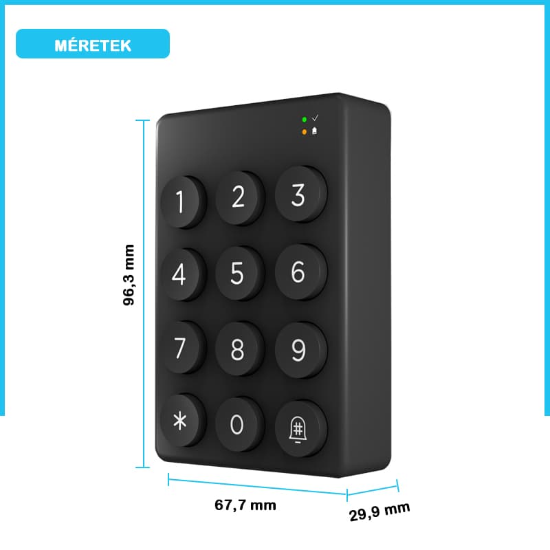 Vezeték nélküli Billentyűzet Okoskilincsekhez 2