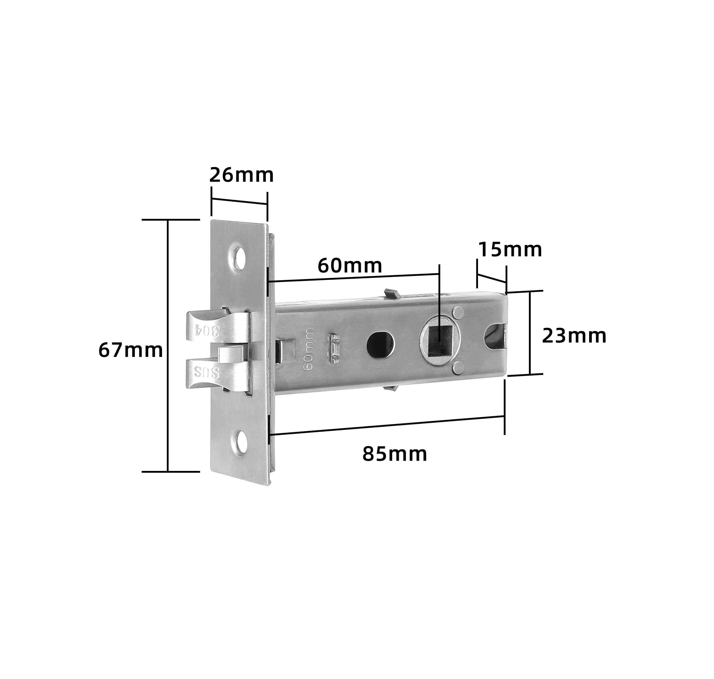 Mini lock 60 mm 2