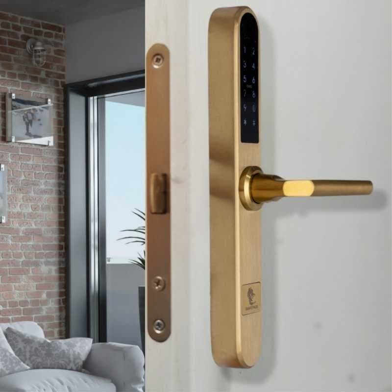 PARIS GOLD smart lock with Bluetooth, WiFi, PIN, RFID card, key 4