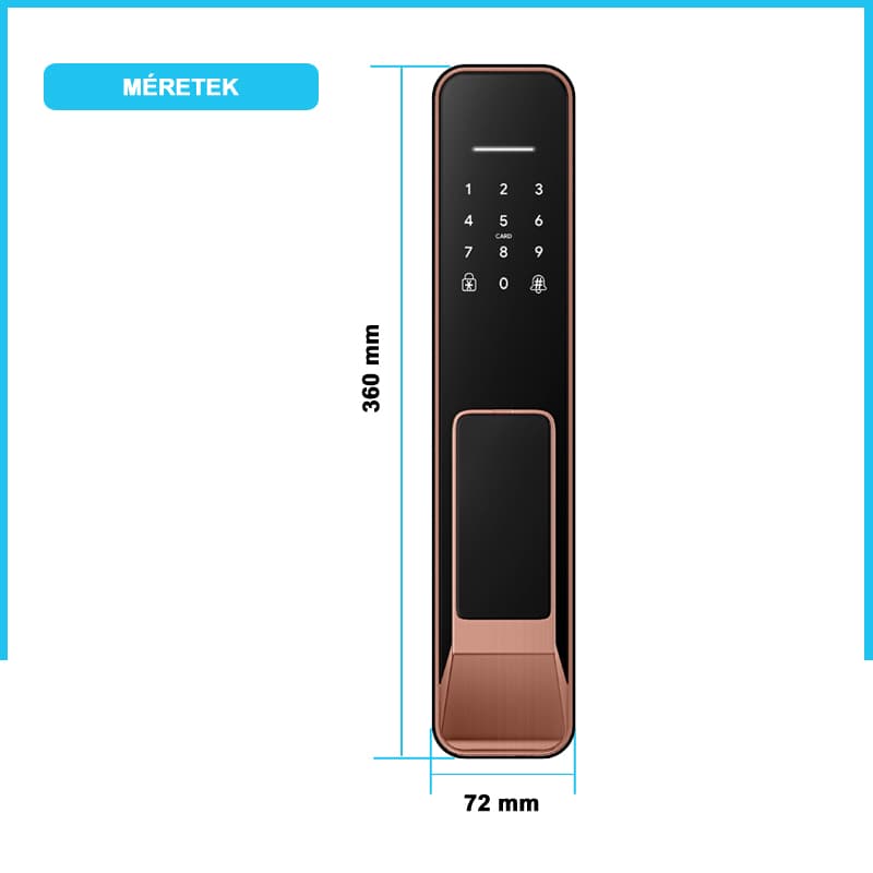 Porto Black - Copper Okos Kilincs 3