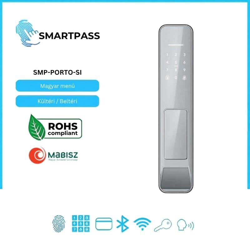 Porto Silver smart lock