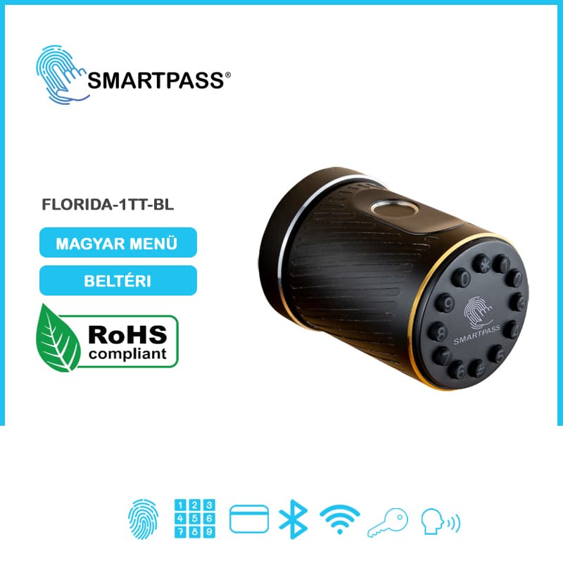 Florida Black smart lock