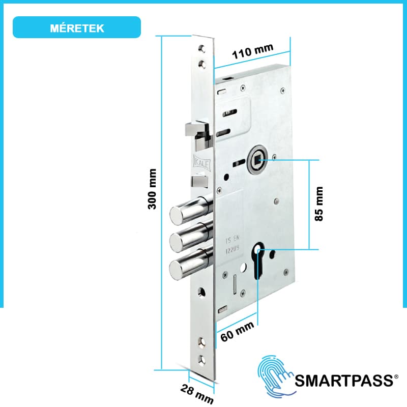 Kale 6085 Automatic Mortise Lock 3