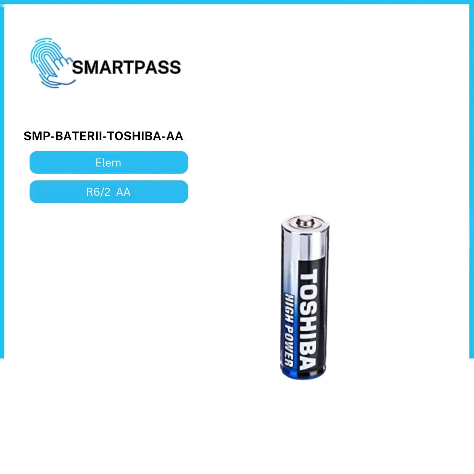 TOSHIBA R6/AA alkaline batterie, 1 pcs