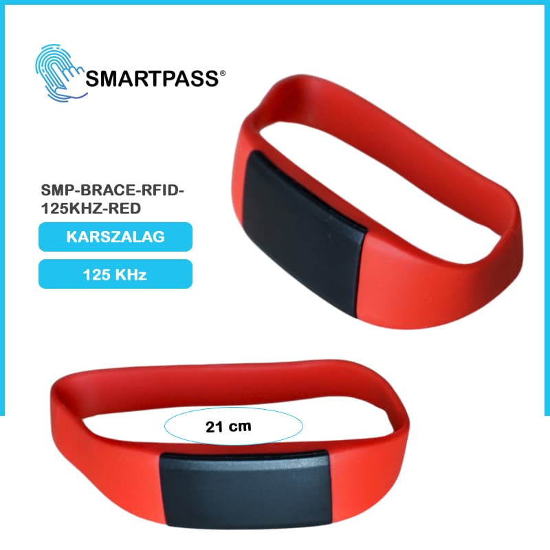 RFID Wristband 125 Khz Red