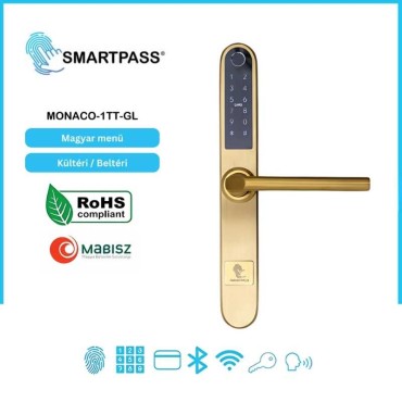 Monaco Gold Okos Kilincs