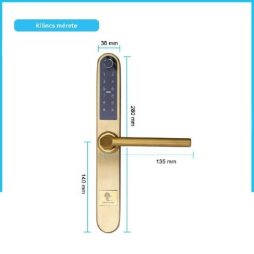 Monaco Gold Okos Kilincs