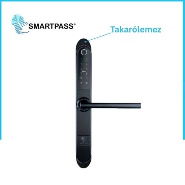 Takarólemez Keskeny Monaco Okos Kilincshez, 2 db / csomag, Fekete