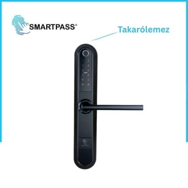 Takarólemez Monaco Okos Kilincshez, 2 db / csomag, Fekete
