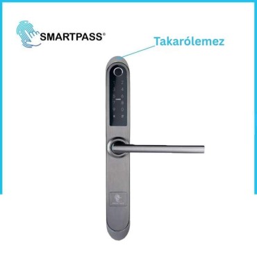 Takarólemez Keskeny Monaco Okos Kilincshez, 2 db / csomag, Ezüst