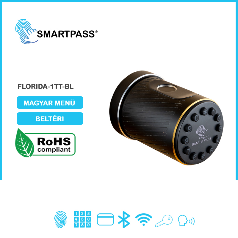 FLORIDA Black Okos Kilincs